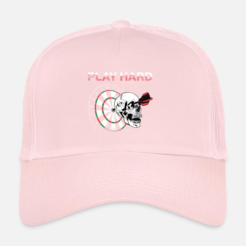 Funny Dart Discs Competition Darts Trucker Cap