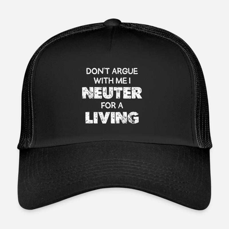 Ne discutez pas avec moi Sarcastic Funny S Casquette trucker 