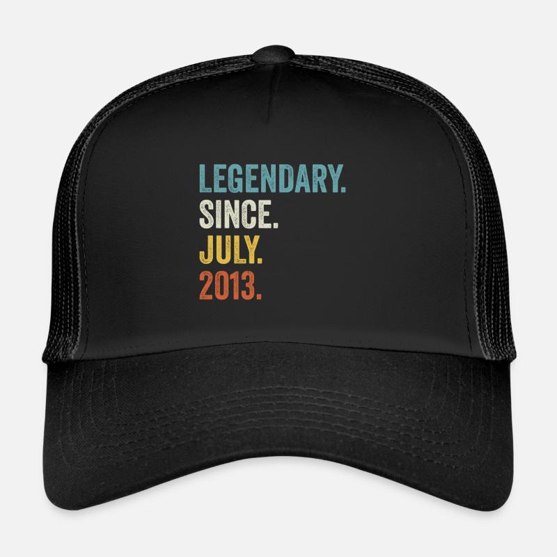 Legendary Since July 2013 9. Geburtstag Trucker Cap