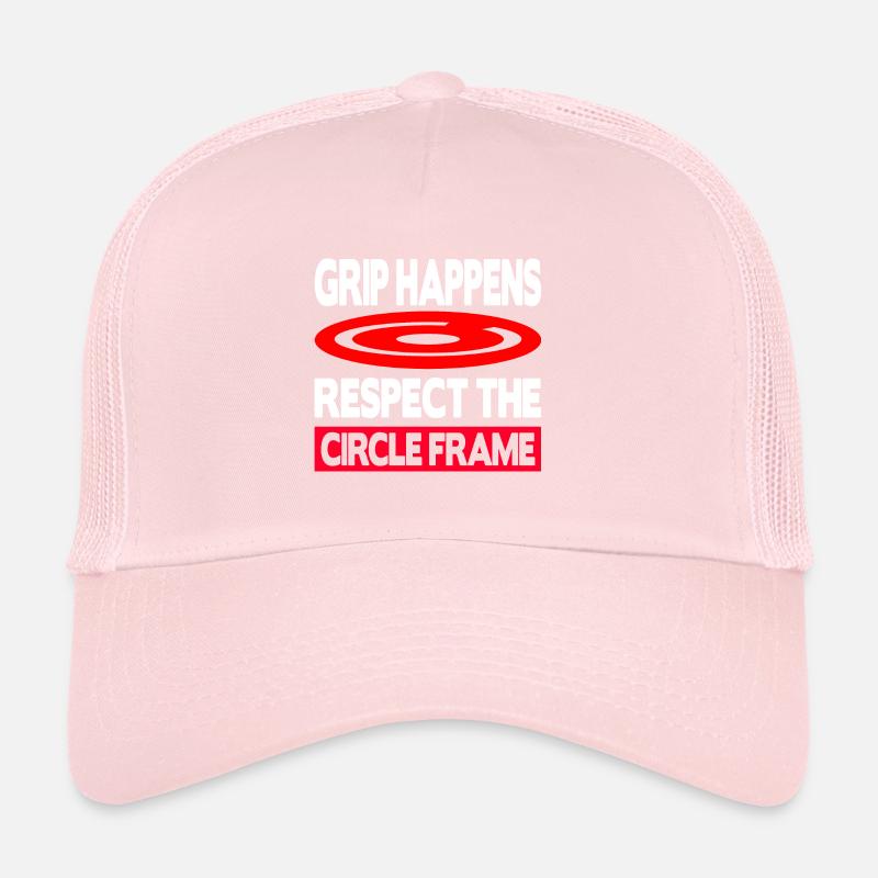 Grip Happens Respect The Circle Frame Trucker Cap