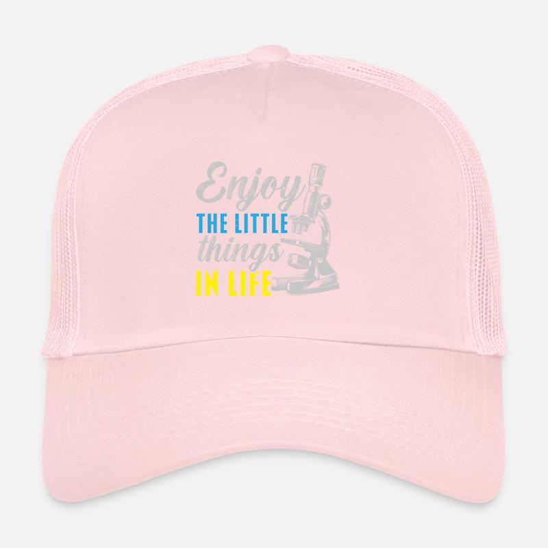 Profitez des petites choses dans la vie biologiste Casquette trucker 