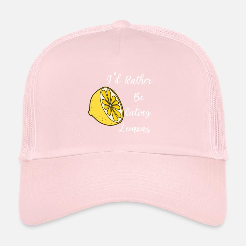 Manger des citrons drôle de limonade Casquette trucker 
