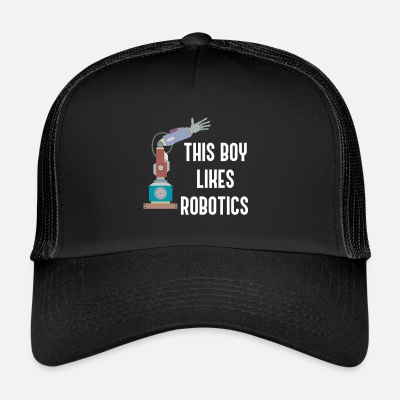 Junge mag Robotik, Maschinenbau Trucker Cap