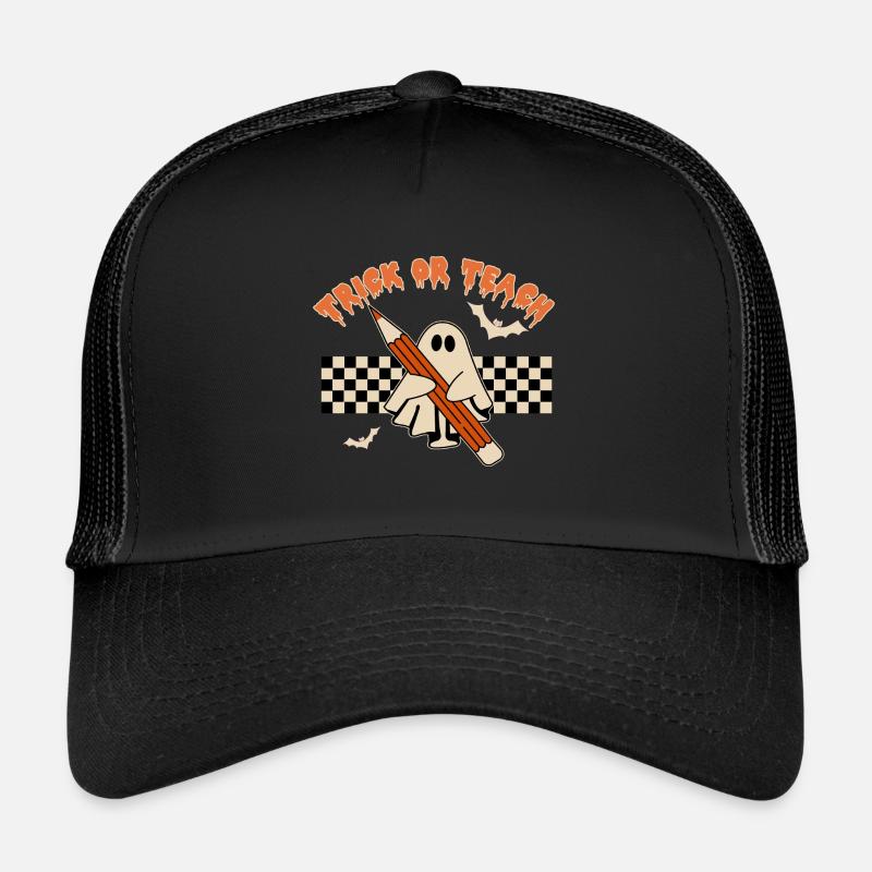 Trick Or Teach Trucker Cap