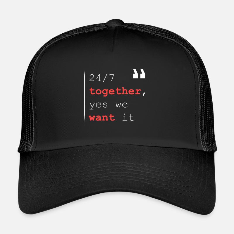 24h/24 et 7j/7 ensemble Casquette trucker 