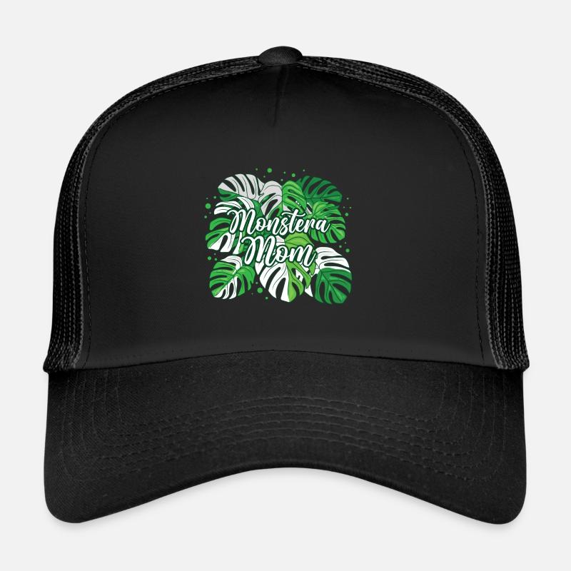 Monstera Maman panachée Casquette trucker 