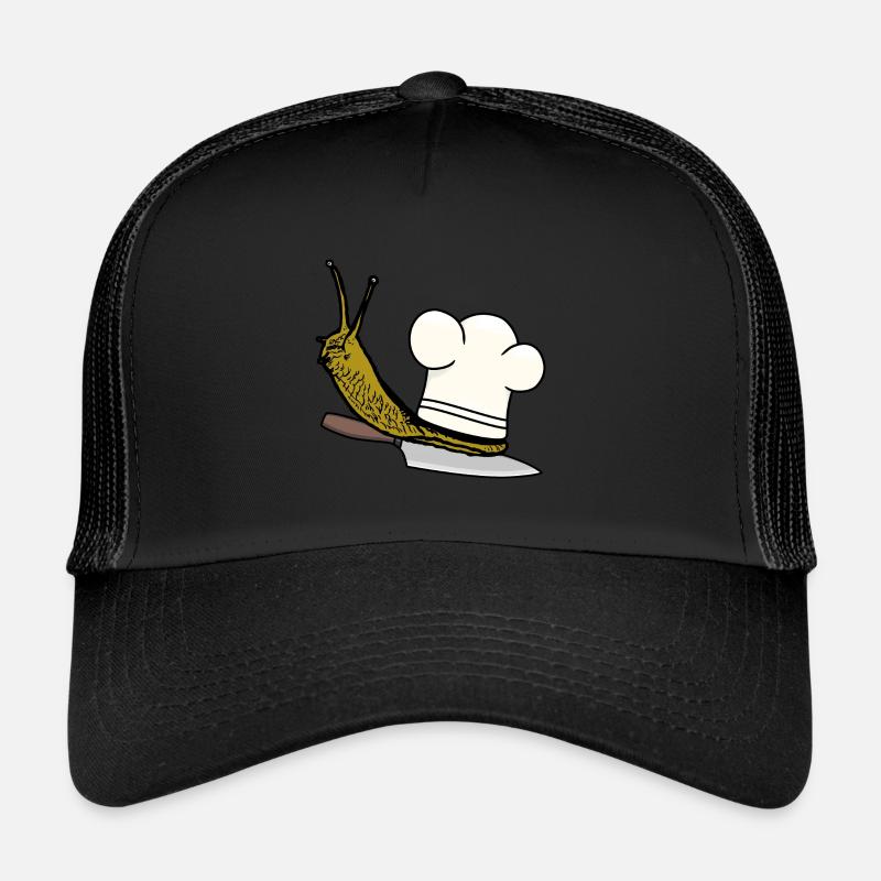 Slimy Kitchen Snail Chef Chef Hat Success Trucker Cap