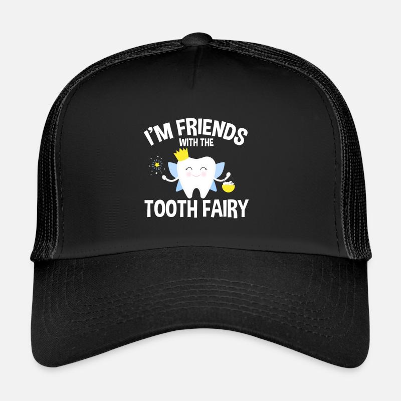 Ich bin ein Freund der Zahnfee Kinderzahnarzt Zahn Trucker Cap