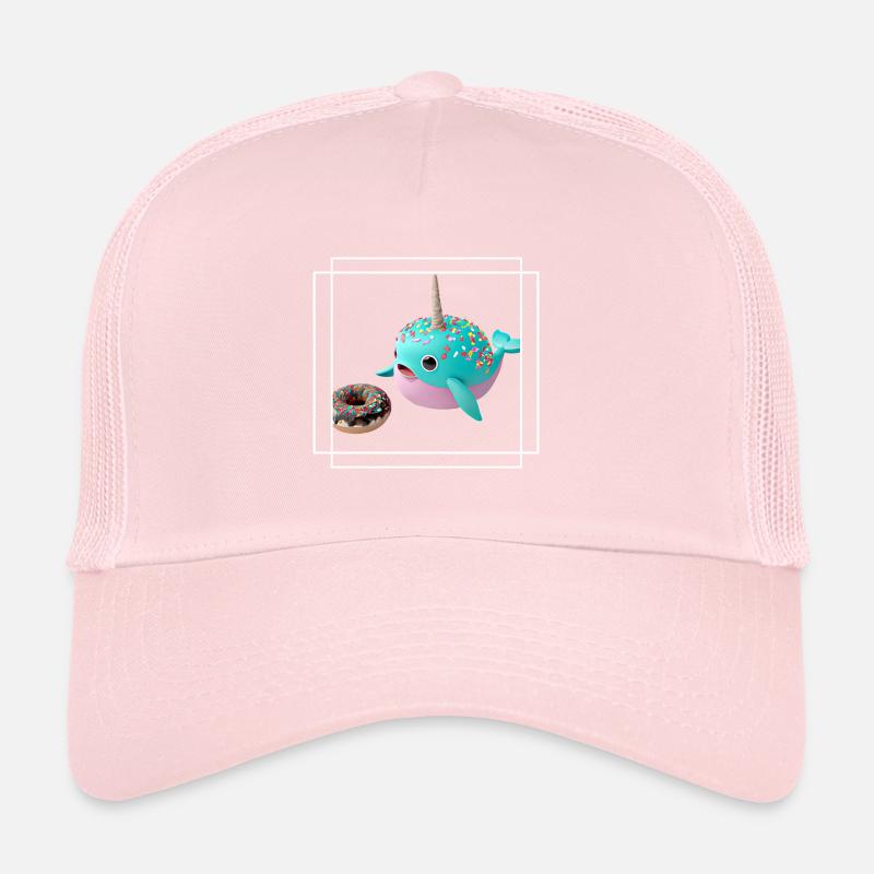 Donut liebender Narwal Trucker Cap