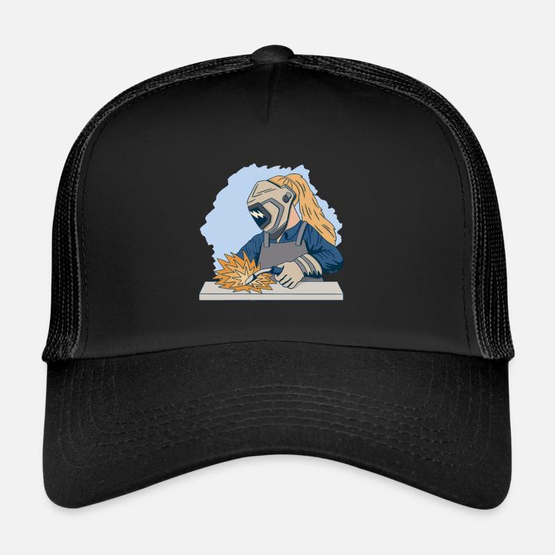 Welder outfit for welders Trucker Cap