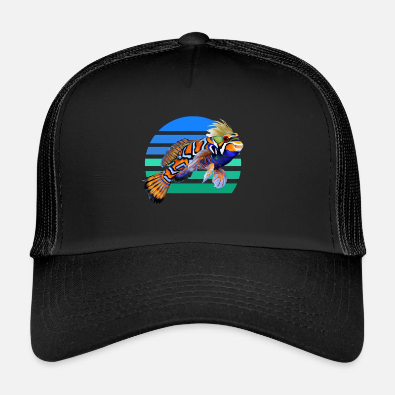 Mandarin fish Trucker Cap