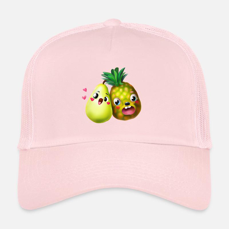 Amour de la poire ananas - Conception de fruits mignons Casquette trucker 