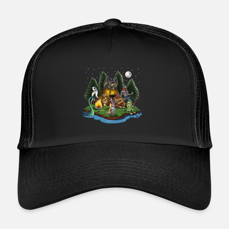 Cryptides de cryptozoologie Casquette trucker 