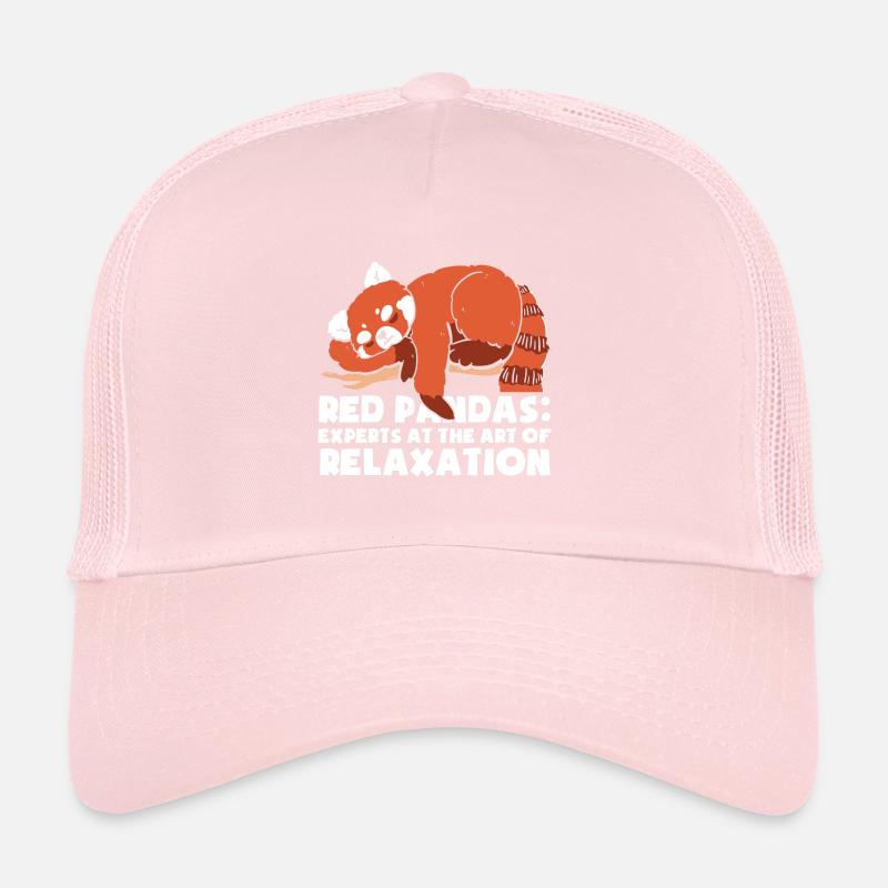 Panda roux endormi Casquette trucker 