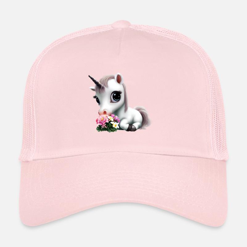 Joli bouquet d’odeurs de licorne Casquette trucker 