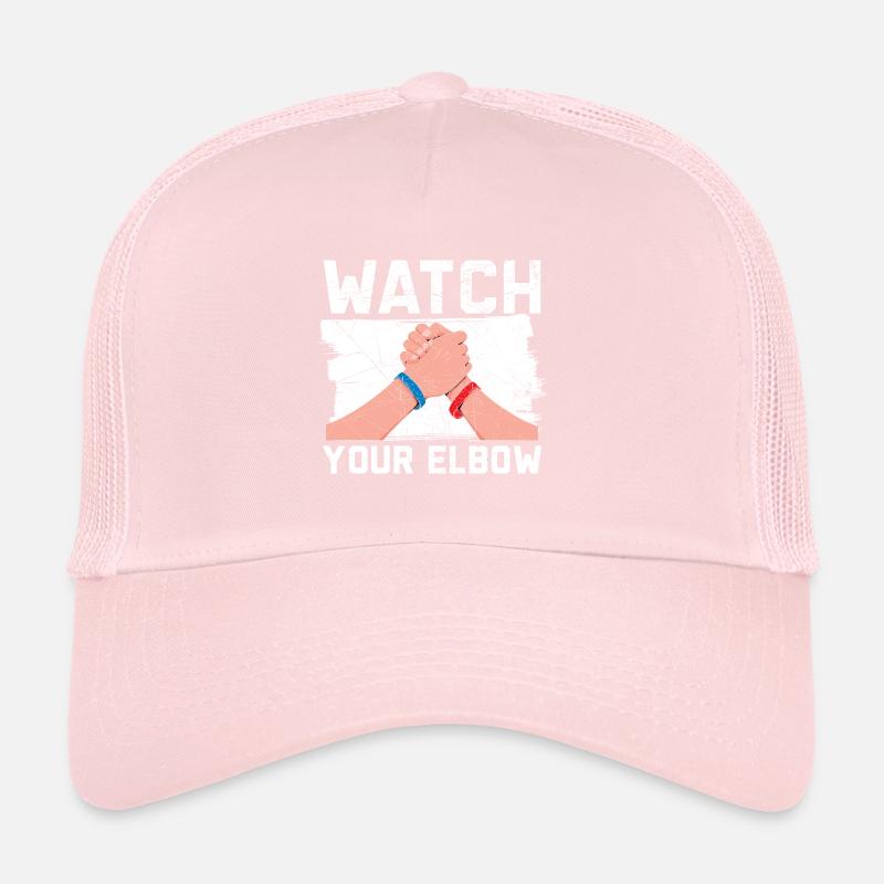 Regardez votre bras de fer coude sur bras de fer Casquette trucker 