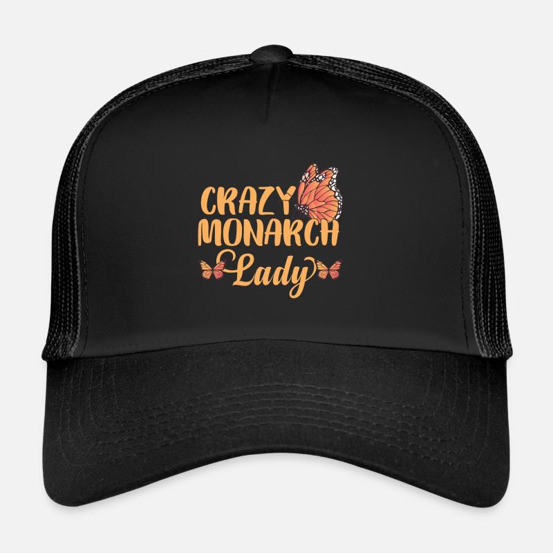 Crazy Monarch Lady Casquette trucker 