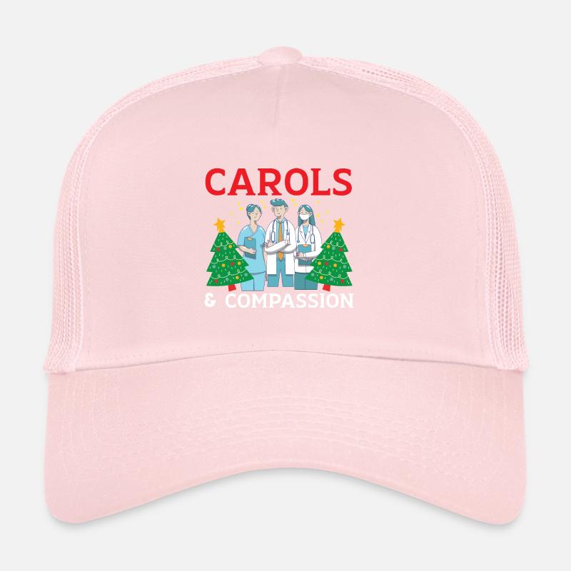 Noël des chants et de l’infirmière Compassion Casquette trucker 