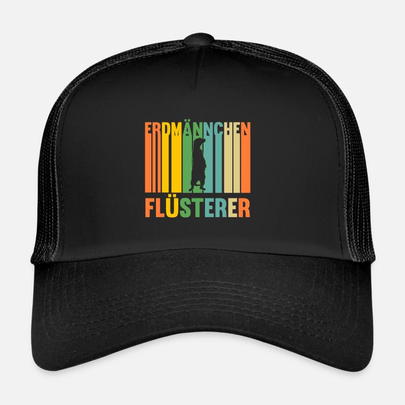 Erdmännchen - Trucker Cap - Schwarz/Schwarz