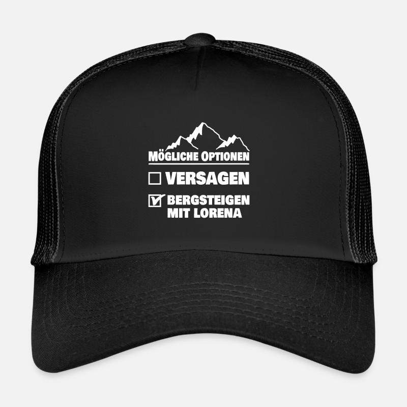 Lorena Lorena - Trucker Cap - Schwarz/Schwarz