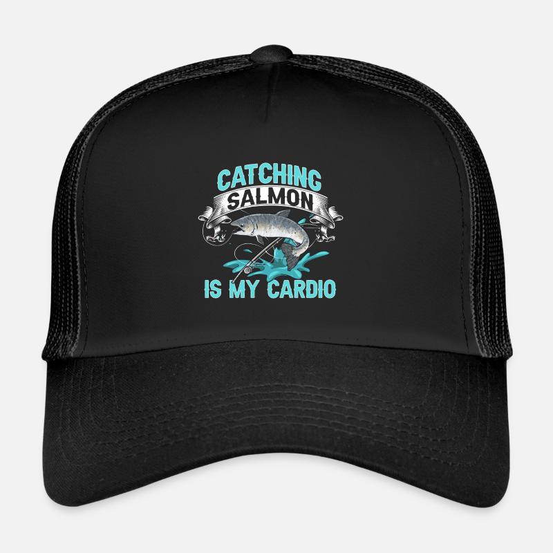 Lachsfischen Fischer Lachs Angler Trucker Cap