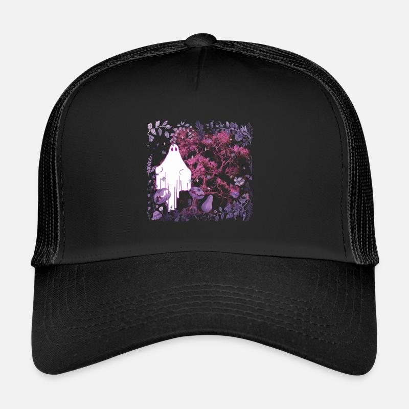 flora, botany, ghost, nature, spirit, occult, nature Trucker Cap