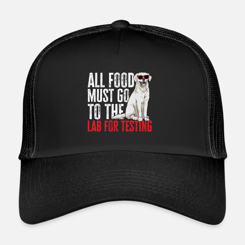 Weißer Labrador Retriever Weißer Lab Trucker Cap