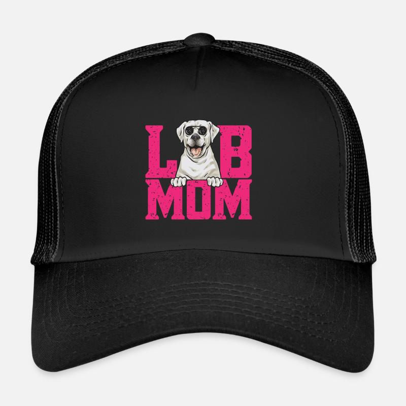 Weißer Labrador Retriever Weißer Lab Trucker Cap