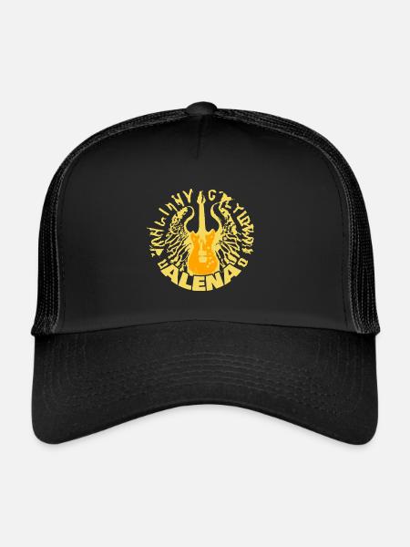 Alena - Casquette trucker  - noir/noir - Devant