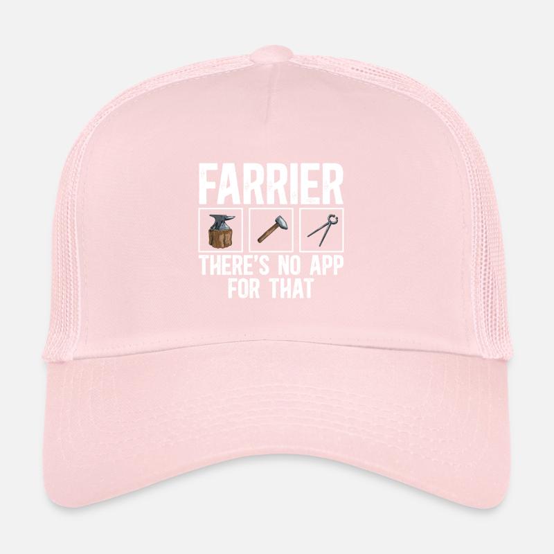Farrier Horseshoe Horseshoeing Trucker Cap