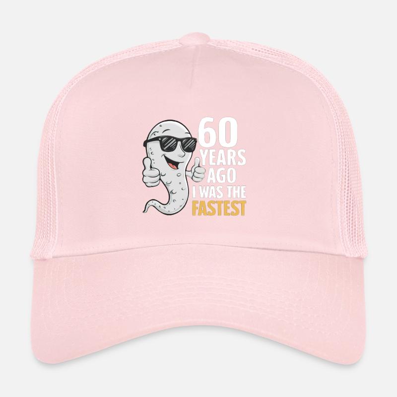 Il y a 60 ans, j’étais le plus rapide - Lustiger Spruch Casquette trucker 