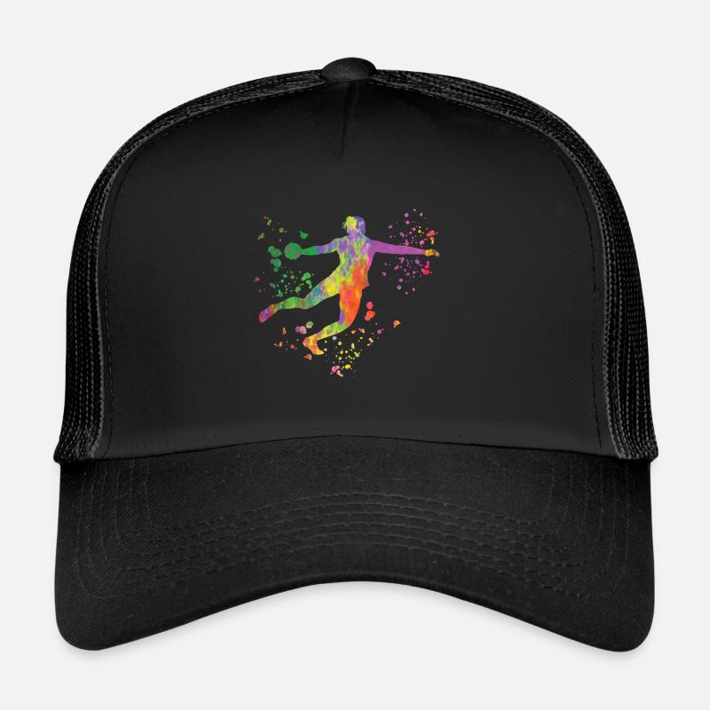 Diskuswerfer Colorsplash Diskuswurf - Trucker Cap - Schwarz/Schwarz