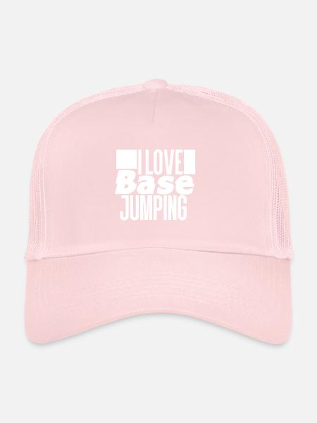 Saut de base - Casquette trucker  - rose pâle - Devant