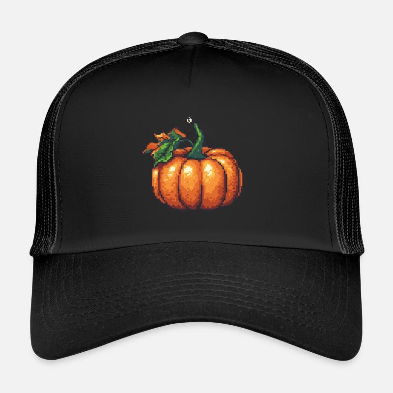 Pumpkin Pixel Icon Trucker Cap