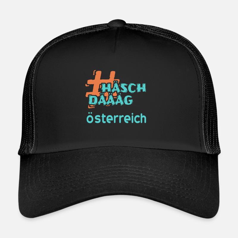 Austria Österreich - Trucker Cap - black/black
