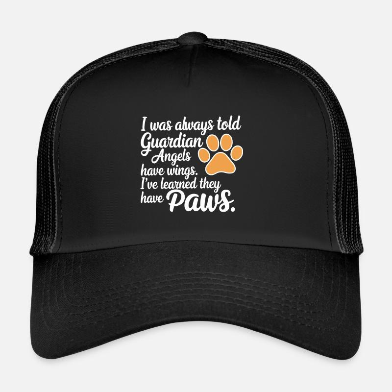 Hunde Pfote Engel Schutzengel Begleiter Hundenarr Trucker Cap
