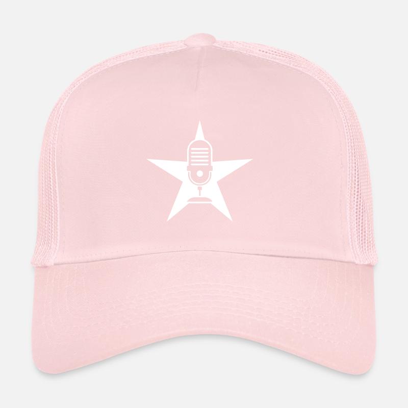 Podcast sur le symbole du microphone Casquette trucker 