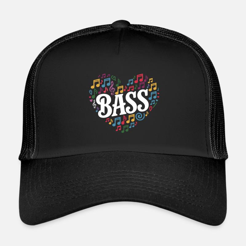 Cœur et basse Casquette trucker 