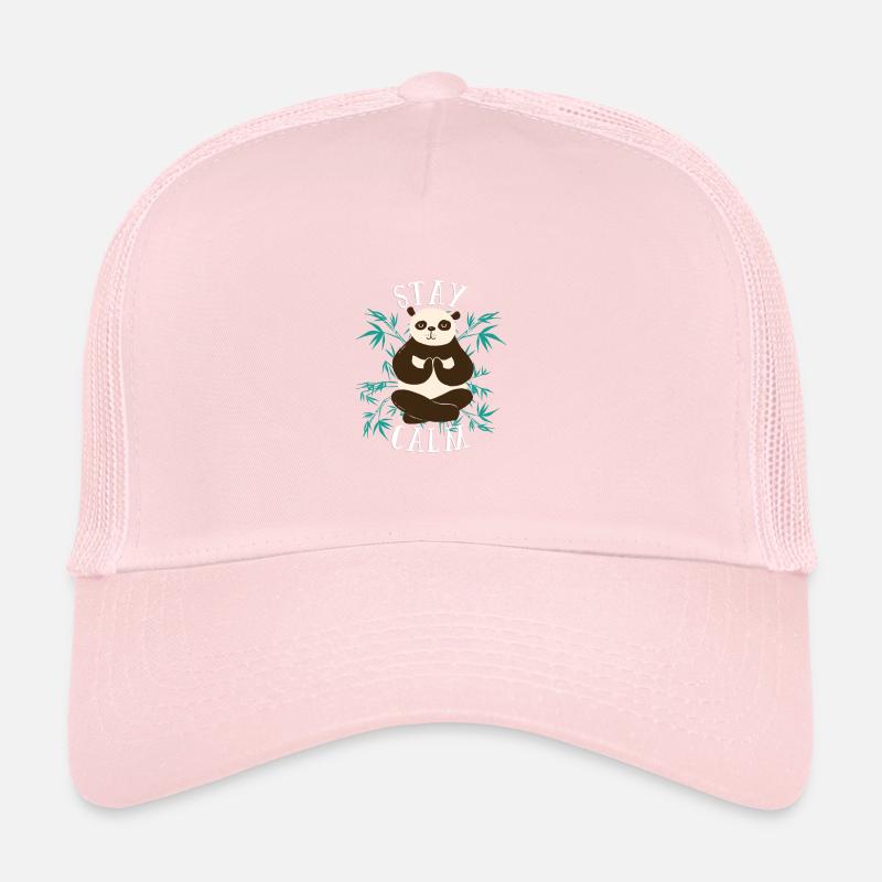 Stay Calm Panda Trucker Cap