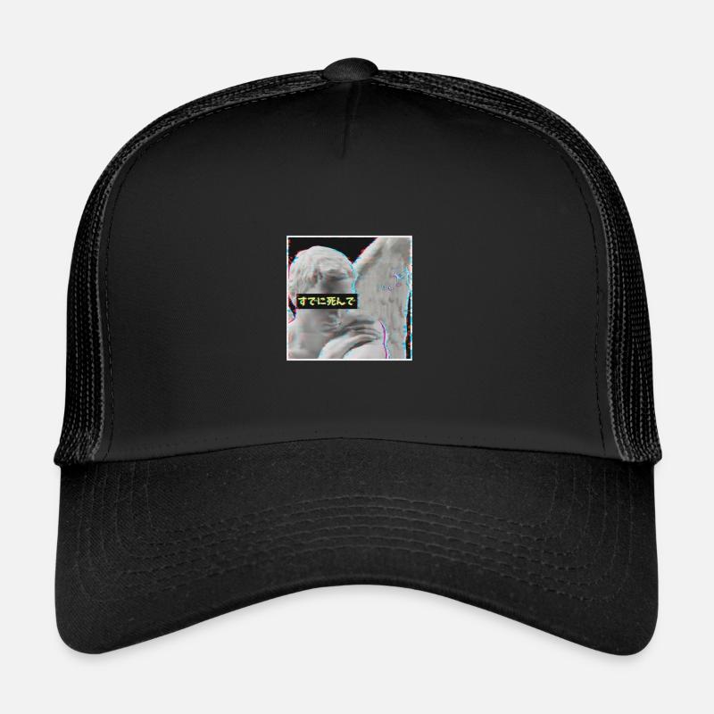 Cadeau de statue de mode esthétique Vaporwave Casquette trucker 