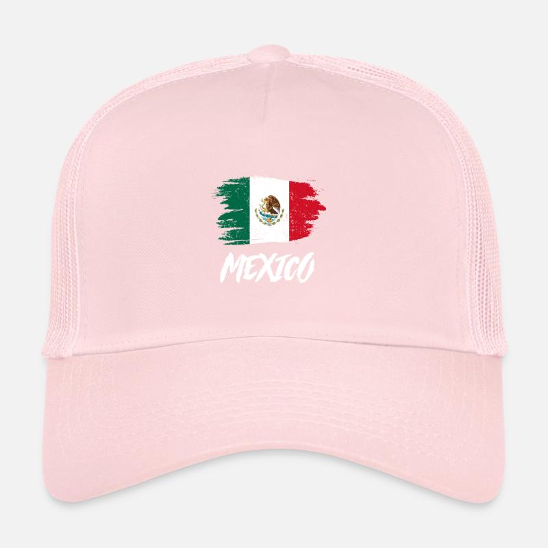 Drapeau du Mexique pour des vacances au Mexique Casquette trucker 