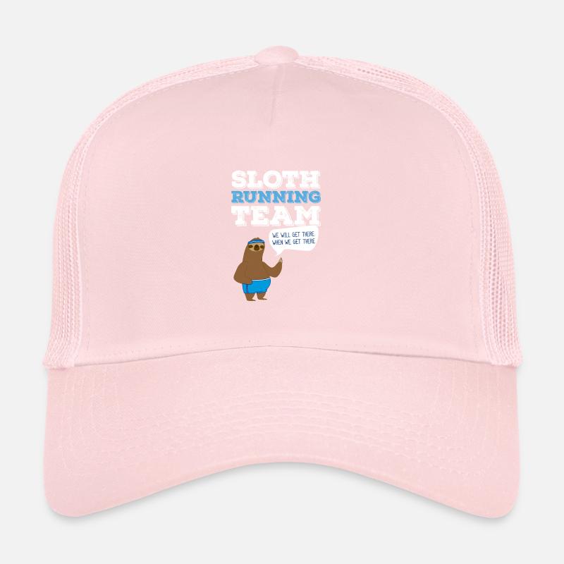 Sloth Running Team We Will Get There, Funny Trucker Cap