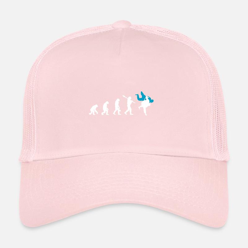 Judo Evolution cooles Judoka Retro Geschenk Trucker Cap