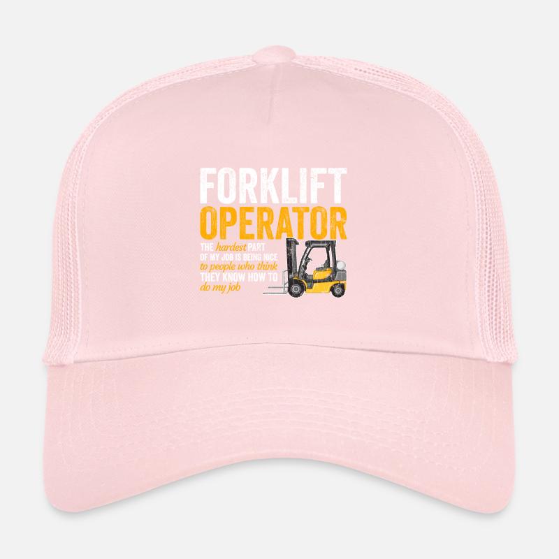 Forklift Operator Apparel Forklift Driver Funny Gi Casquette trucker 