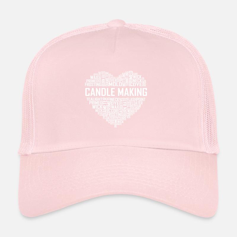 Kerze machen Herz Trucker Cap