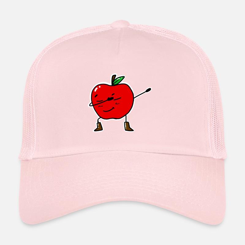 Dabbing Apple Trucker Cap