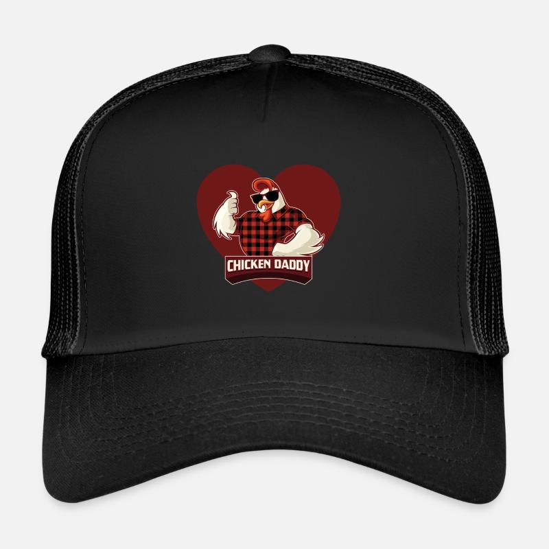 Best Chicken Daddy and Funny Farm Animals Gesch Trucker Cap