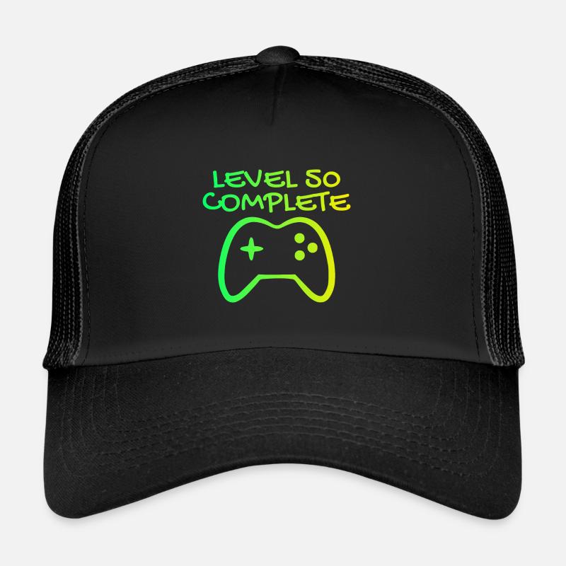 50th Birthday Level 50 Complete Trucker Cap