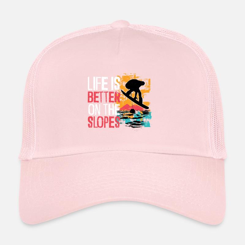 Snowboard Snowboard Vacances Snowboard Snowboard Casquette trucker 