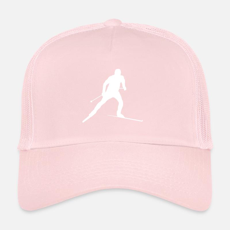 Ski Biathlet Langläufer Biathlon Langlauf Trucker Cap